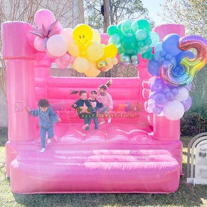 Wholesale commercial kids bounce house pvc jumping castle <b>inflatable</b> purple bouncer for outdoor party - Product Image 2