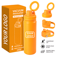 Bouteille isotherme haute performance 18oz avec couvercle magnétique, corps léger en acier inoxydable, portable pour l'extérieur