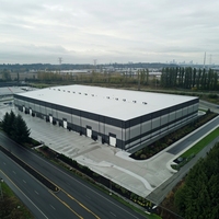 Edificio de Almacenamiento Prefabricado con Estructura de Acero Q355B |   Estándar ASTM para Talleres Industriales y Instalaciones de Almacenamiento Logístico