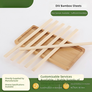 Bâtonnets de bambou extra longs pour projets DIY, bordures de jardin, supports de plantes, cannes à pêche, brochettes plates pour barbe à papa - Product Image 2