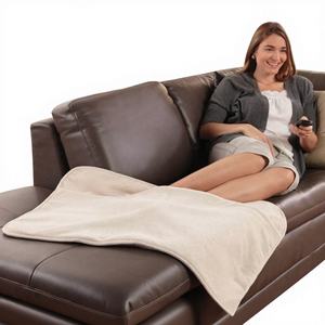 Couverture chauffante électrique pour les pieds 60W, pour femmes, 10 niveaux de température, 4 niveaux de minuterie, lavable - Product Image 1