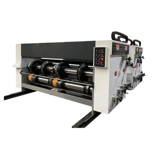 Macchina Flessografica Semiautomatica di Alta Qualità a 2 Colori per Stampa, Fustellatura e Scanalatura di Scatole in Cartone Ondulato per <span class=keywords><strong>Pizza</strong></span> - Product Image 3