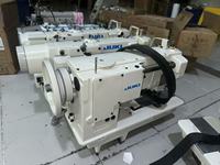 Machine à coudre industrielle Juki LU-1560N à double aiguille et pied entraîneur
