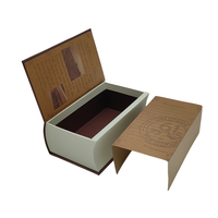 Carton rigide imprimé sur mesure matériaux recyclés montre de luxe en forme de livre à fermeture magnétique par stratification mate de qualité supérieure boîte-cadeau