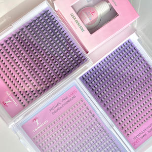 Pestañas Song Lashes Hechas a Mano, Cabello Sintético de 0.07mm, Abanicos de Extensión de Pestañas Pre-fabricados <span class=keywords><strong>en</strong></span> Forma de W 3D, Fáciles de Aplicar, 12 Unidades - Product Image 3