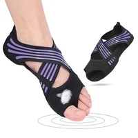 Chaussons de danse antidérapants à cinq doigts pour femmes, chaussures de yoga souples à bout ouvert, chaussettes de yoga pour l'exercice et l'entraînement