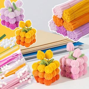 ชุดปลูกต้นไม้รูปดอกทิวลิปทำมือ DIY สำหรับเด็ก วัสดุโพลีเอสเตอร์ ตกแต่งสวนขนาดเล็ก สไตล์โมเดิร์น สินค้าขายดีปี 2026 ผลิตภัณฑ์ใหม่ - Product Image 2