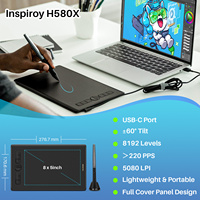Tableta de Dibujo Gráfica con Lápiz Digital Inspiroy H580X Huion para Diseño y Arte