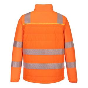 PORTWEST - DX473OBRL DX4 High visibility <b>orange</b>/black Hybrid Baffle jacket - EAN 5036108361656 <b>HI</b>-<b>VIS</b> WORKWEAR - Product Image 2