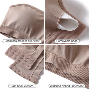<span class=keywords><strong>Soutien</strong></span>-<span class=keywords><strong>gorge</strong></span> de sport <span class=keywords><strong>sans</strong></span> bretelles pour femme avec armatures, bande antidérapante, design <span class=keywords><strong>push</strong></span>-<span class=keywords><strong>up</strong></span>, grande taille, confortable pour le dos, polyvalent et adapté - Product Image 3