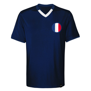 Football Breathable Quick Dry Sports Wear Digital Print Retro Uniforms Soccer Game Custom Jersey Polyester Cotton Anti-Bacterial - Product Image 3