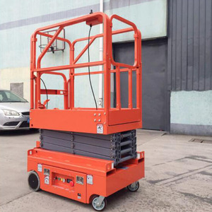 Plataforma Elevadora de Tijera Eléctrica Autopropulsada ZTCL de Acero, 2.27x1.2m de Altura, Plataforma de Trabajo de 1.12m, Distancia Entre Ejes de 2.43m, Mini Radio de Giro - Product Image 3