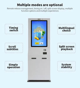 Kiosque <span class=keywords><strong>de</strong></span> commande automatique en libre-service avec écran tactile vertical extérieur <span class=keywords><strong>de</strong></span> 32 pouces, IP65, avec imprimante, code QR, <span class=keywords><strong>terminal</strong></span> extérieur - Product Image 1