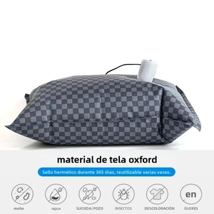 Sacs de rangement <span class=keywords><strong>sous</strong></span> <span class=keywords><strong>vide</strong></span> en tissu EA007 épaissis pour édredons et vêtements, taille extra large, idéal (pompe non incluse) - Product Image 3