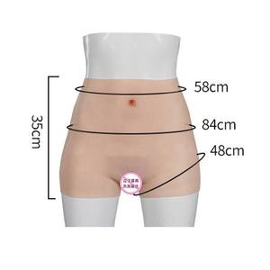 Travestis Shemale goma silicona Vagina Boxer bragas hombre Graff pene ocultar ropa interior para Ladyboy hombre a mujer - Product Image 2