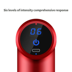 Masajeador de cabeza de espalda de músculo de percusión de tejido profundo portátil con Mini pistola de masaje de 4 cabezas - Product Image 3