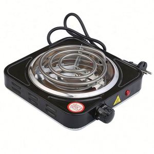 Plaque chauffante électrique portable 1000W haute puissance pour usage professionnel en cuisine, mini-cuisinière pour café chaud - Product Image 1