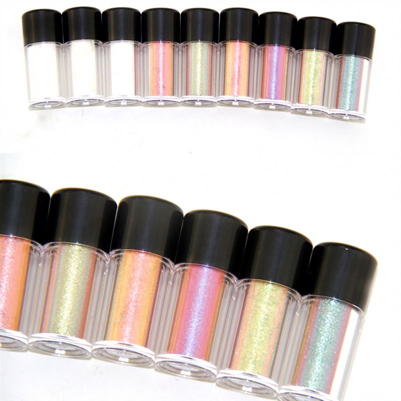 Высокопигментные тени для век хамелеон, упаковка, блестящие алмазные тени для век в порошке