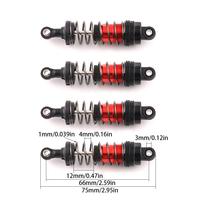 Pièces de mise à niveau de voiture télécommandée RC1/16 pour les modèles SCY, JJRC, SG116MAX, SG116PRO - Kit de mise à niveau en alliage d'aluminium