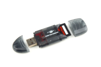 Lecteur de carte SD externe universel USB Type-C pour PC portable et tablette avec boîtier transparent