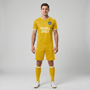 Maillots de football à séchage rapide de qualité supérieure, chemises de football respirantes pour hommes, kits d'entraînement professionnels pour les matchs, t-shirts de sport - Product Image 5