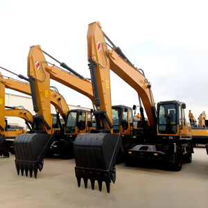 Nouvelles arrivées Machines d'excavation Excavatrice sur pneus XE160W 104 kW avec godet de 0.58 m³ et vitesse de déplacement de <span class=keywords><strong>35</strong></span> <span class=keywords><strong>km</strong></span>/h - Product Image 3