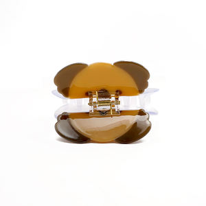 Pince à cheveux en acétate creuse avec motif animal mignon, design personnalisé, accessoires de cheveux uniques pour femmes, vente en gros. - Product Image 5