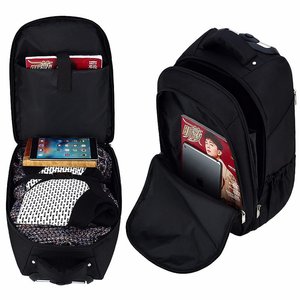 Trolley Luggage Wheeled <strong>Backpack</strong> Rolling <strong>Backpacks</strong> 2 <strong>Wheels</strong> Student <strong>Backpack</strong> - Product Image 5