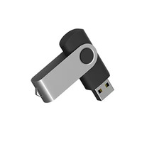 Flashdisk USB Logam Putar Grosir Antarmuka USB 2.0/3.0 Cetak Sablon Pilihan Kapasitas Kecil Promosi