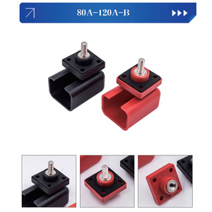 บล็อกขั้วต่อสกรู Aidingbao 120A ทองแดง M8 M6 เกลียวภายนอก ขั้วต่อแบตเตอรี่กำลังสูง - Product Image 5