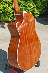 Brand Style Factory Price Cutaway Solid <b>Top</b> Vintage Colour Gloss Acoustic Guitar for Adult - Product Image 5