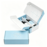 Caja de Cartón Reciclable de Tamaño Personalizado, Caja de Regalo Negra para Botellas de Vino, Caja de Envío para Botellas de Vino