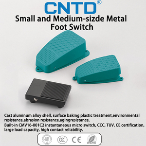 Cntd CFS-1 nhỏ kim loại chân chuyển đổi dpdt tạm thời trên chân chuyển đổi bàn đạp cho điều khiển công nghiệp tùy chỉnh không thấm nước chuyển đổi IP20 - Product Image 2