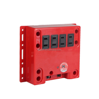 Lefu-173 Alarma Antirrobo Eléctrica de Plástico con Protección Contra Interferencias y Bloqueos, con Enchufe Múltiple AC 85-265V para Máquinas Expendedoras de Autoservicio