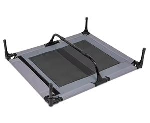 Modern Dış Mekan Dikdörtgen Köpek Yatağı Çerçevesi Taşınabilir Nefes Alabilen Nem Geçirmez Soğutucu Düz Desenli Yükseltilmiş Çelik Evcil Hayvanlar İçin Kamp Yatağı - Product Image 4