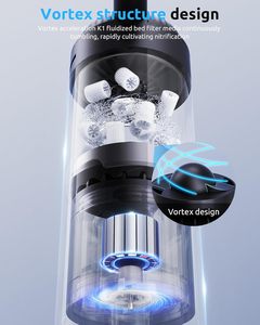 SEAOURA SR-701S Hang-on-back externe <span class=keywords><strong>aquarium</strong></span> bovenfilter sponsfilter pomp voor zoutwater en zoetwater <span class=keywords><strong>aquarium</strong></span> - Product Image 4