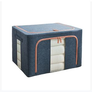 Organisateur de placard pliable à prix de gros, boîte de rangement pliable 100L en tissu Oxford pour vêtements, idéal pour la cuisine et le placard - Product Image 1