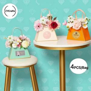 Florist sự lựa chọn đầu tiên cho bó hoa gói túi quà tặng đầy màu sắc đóng gói hộp giấy thủ công giấy gấp hoa Nữ Hoàng Phong cách hộp - Product Image 3