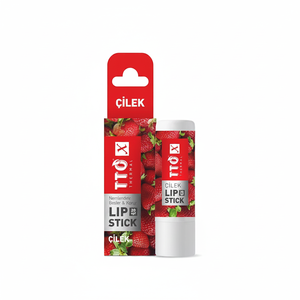 TTO-X Rouge à Lèvres Fraise SPF 20 5 G Non-Adhésif Nourrissant Hydratant Vitamine E Huile de Jojoba Beurre de Karité Certifié CPSR Ankara - Product Image 2