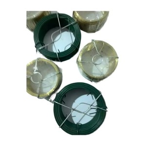 Alambre Galvanizado de Diámetro Pequeño, Alambre en Rollo Pequeño Recubierto de PVC, Alambre de Acero para Atar Barras - Product Image 1