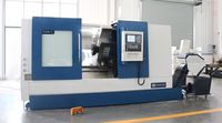 Torno CNC con Eje de 65 mm de Diámetro Interior, Torno CNC de Bancada Inclinada TCK56Y, Fábrica de Tornos CNC en China