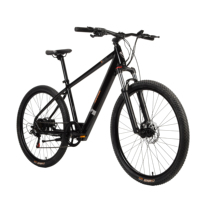Vélo de montagne électrique de 27,5 pouces |   Moteur sans balais 7 vitesses + frein à disque mécanique |   Moteur arrière 350W |   Batterie au lithium dissimulée