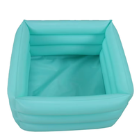 Bain de pieds gonflable portable pliable en PVC personnalisé pour spa de voyage pour voiture, camping en plein air et usage domestique