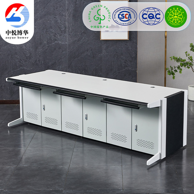 Contemporary Modular Iron Extendable Command Center Console Desk-Modern Commercial Office Furniture