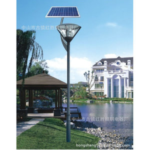 ไฟสวนพลังงานแสงอาทิตย์ 2.5-4 เมตร โมโนซิลิคอน LED กันน้ำ พร้อมแบตเตอรี่ในตัว ไฟส่องสว่างกลางแจ้งแบบตั้งพื้น - Product Image 2