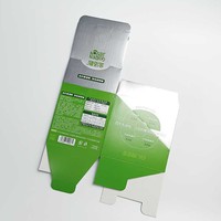 Boîte d'emballage en papier ondulé pliable de conception de marque pour les produits de soin de la peau, les cosmétiques, les bougies, les parfums