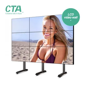 46/49/55 Zoll Full HD Ultra schmalen Rahmen wiederherstellen echte Farben LCD-Videowand Anbieter