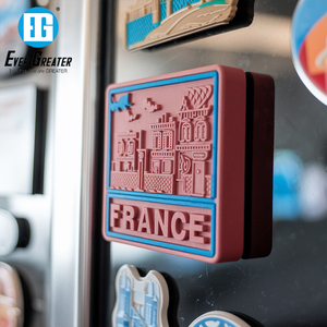 Su misura 3D gomma frigo magneti PVC <span class=keywords><strong>città</strong></span> <span class=keywords><strong>paese</strong></span> disegni di vendita calda adesivi magnetici per la decorazione della casa - Product Image 5