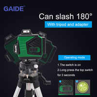 GAIDE niveau laser 4d 16 lignes laser auto-nivelant 360 deg