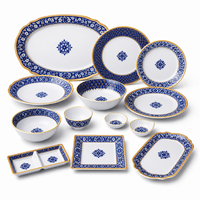 Service de table en mélamine en gros avec assiettes en mélamine et vaisselle complète en mélamine
